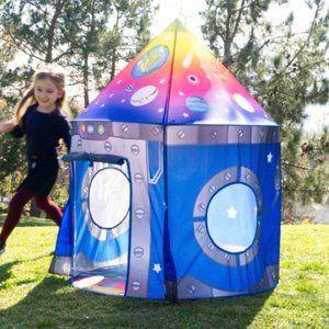 Galactic Rocket Ship Kids Play Tent